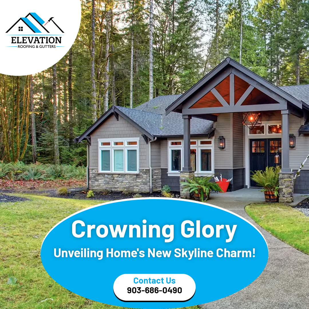 Craftsman home nestled in trees with beautiful new roof